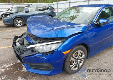 2016 Honda Civic Lx из США, поврежденный, VIN 19XFC2F51GE014944